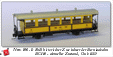 historischer Wagen der Berninabahn, Eigentum des Club 1889